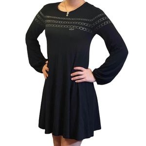 Vintage Junior Gaultier Y2K Silver Foil Chain Dress